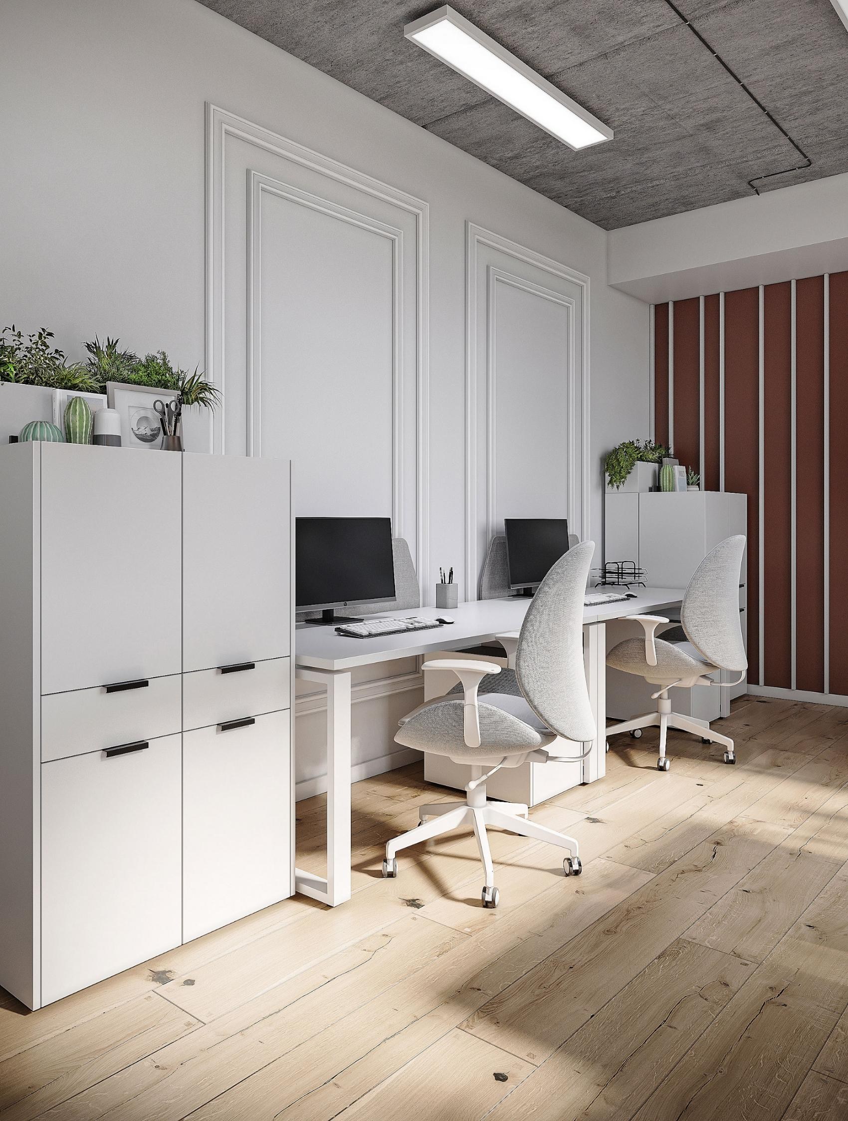 Breakout and meeting zone with soft seating in a commercial fit-out