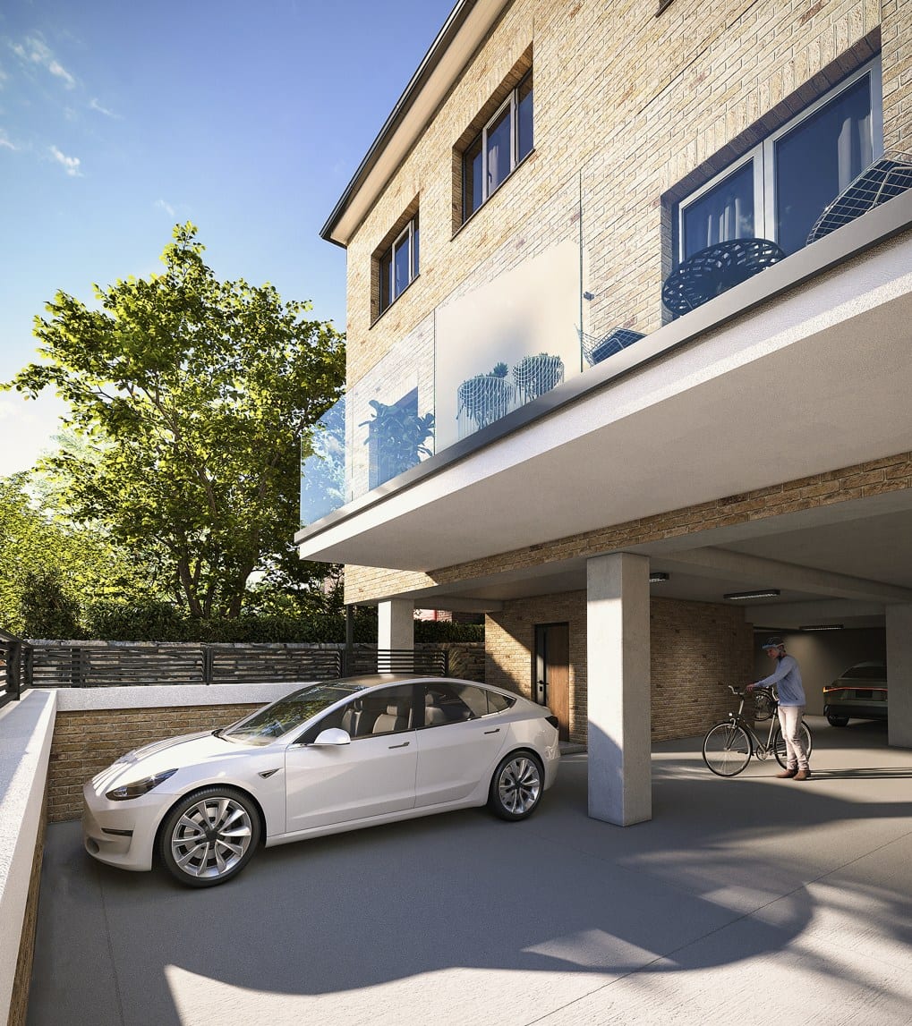 New-build home interior, Sheffield