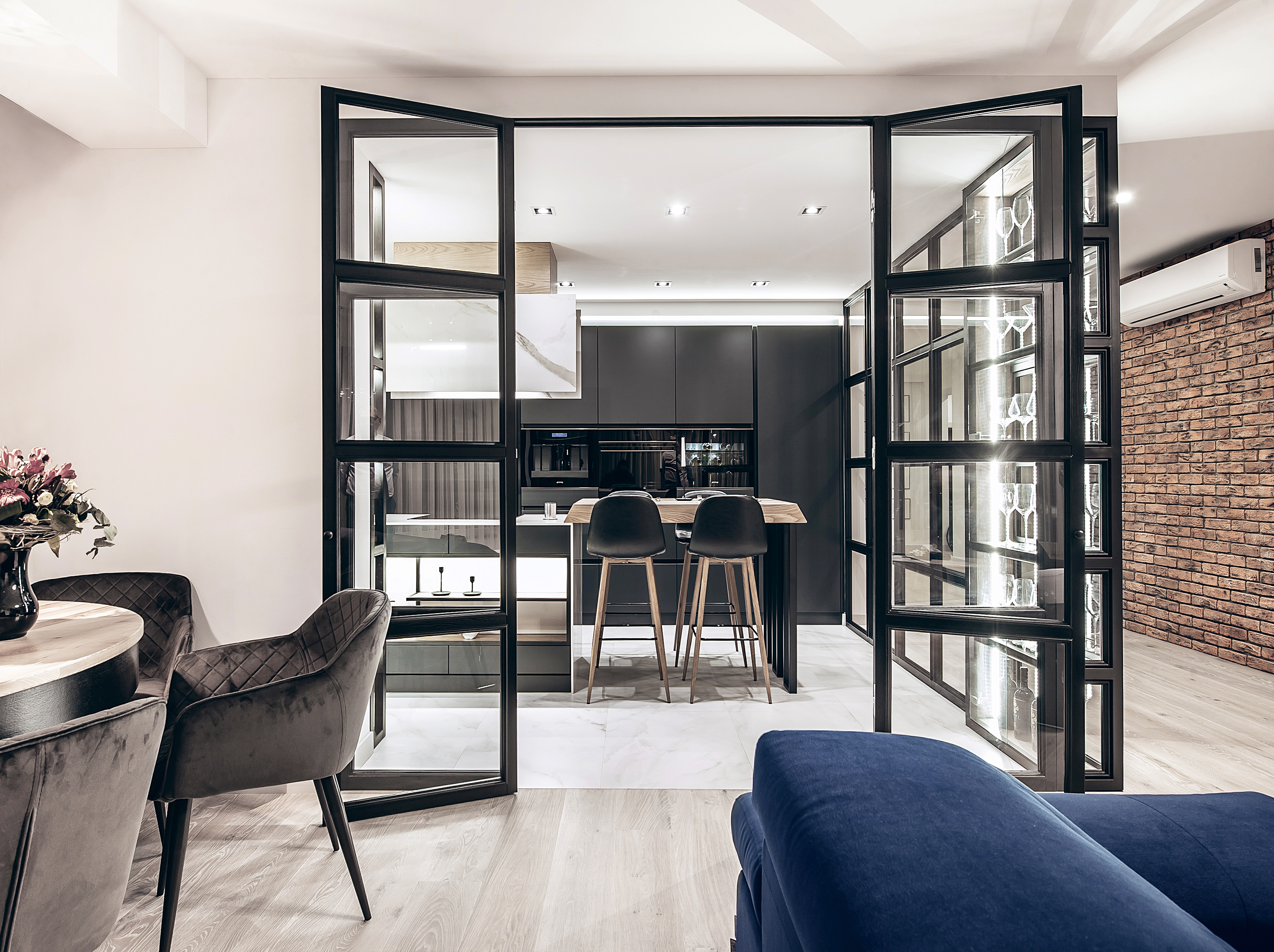 Rapid-turnover refurb before/after — Luton open plan living