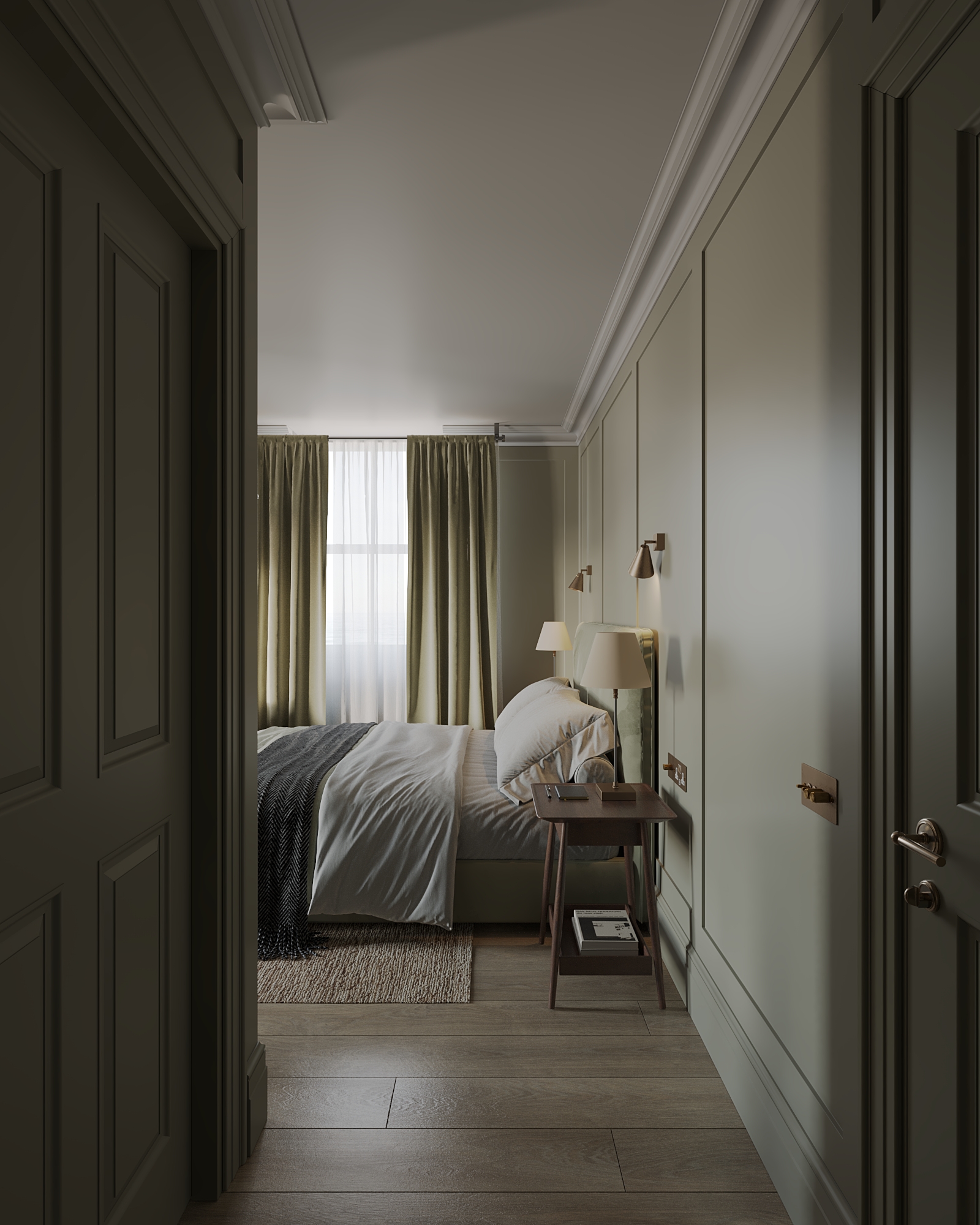 Fitted wardrobe storage solution — bespoke bedroom joinery